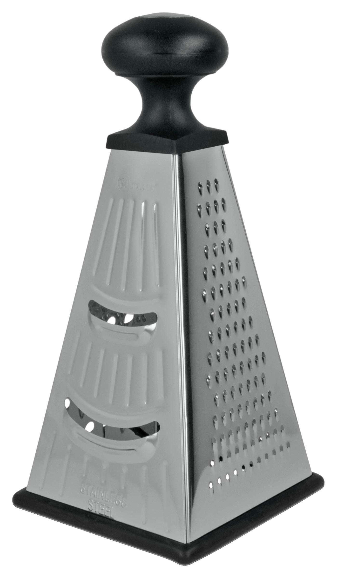 Reibe silber Edelstahl B/H/L: ca. 10,8x22,3x10,8 cm