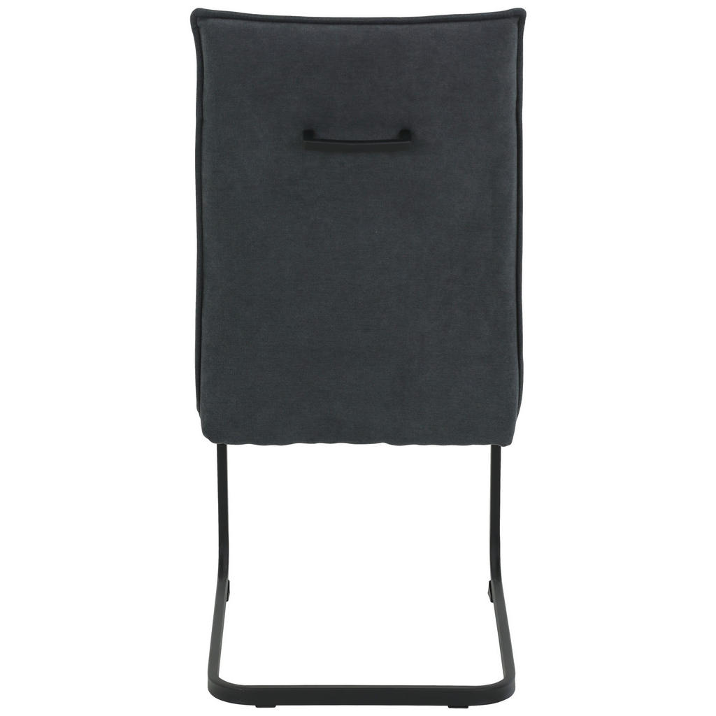 Thumbnail - Schwingstuhl Nina anthrazit Webstoff B/H/T: ca. 48x97x68 cm