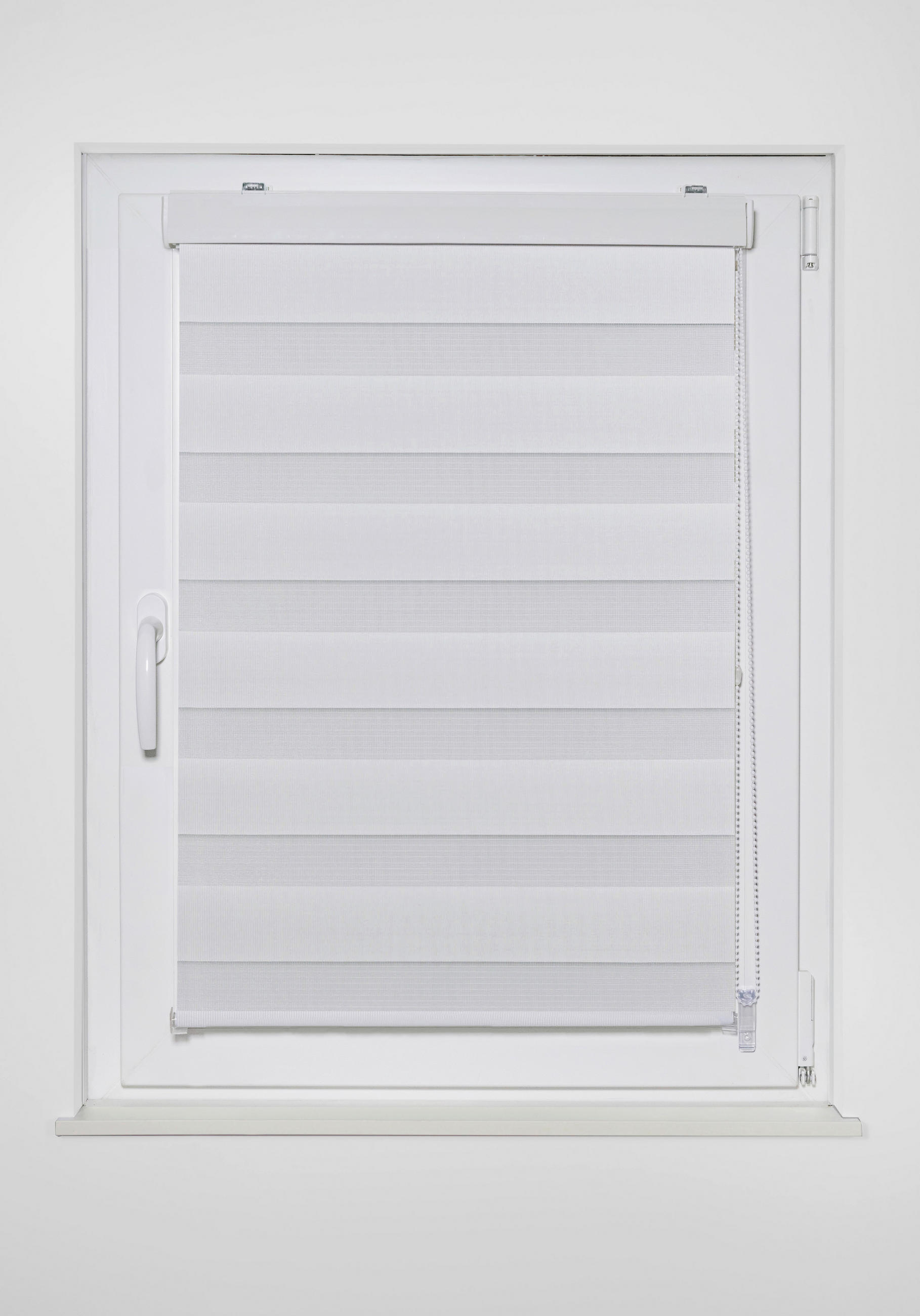 Thumbnail - Doppelrollo mit Blende weiß B/L: ca. 140x160 cm