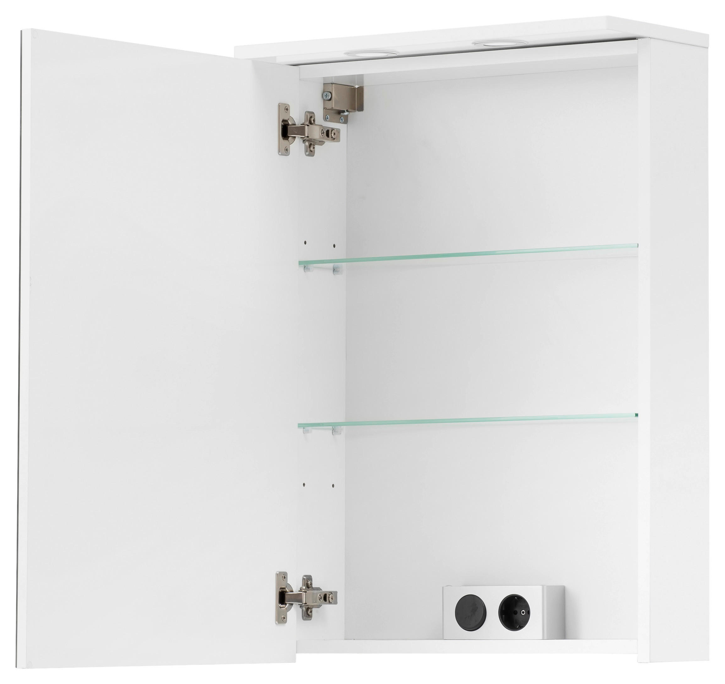 Thumbnail - Spiegelschrank Sarah weiß B/H/T: ca. 50,4x72,3x15,8 cm