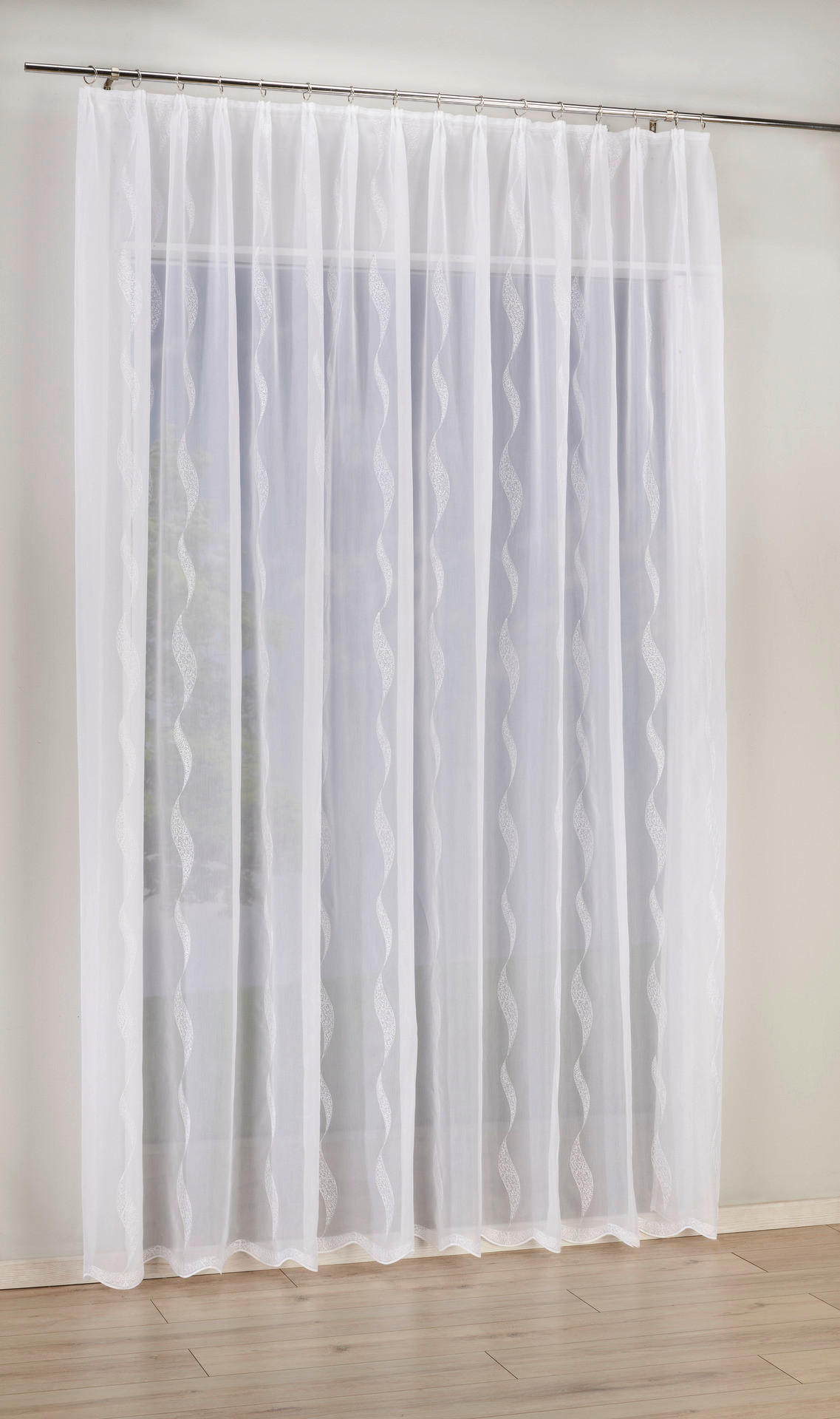 Thumbnail - POCOline Fertigstore Sally weiß B/L: ca. 300x175 cm