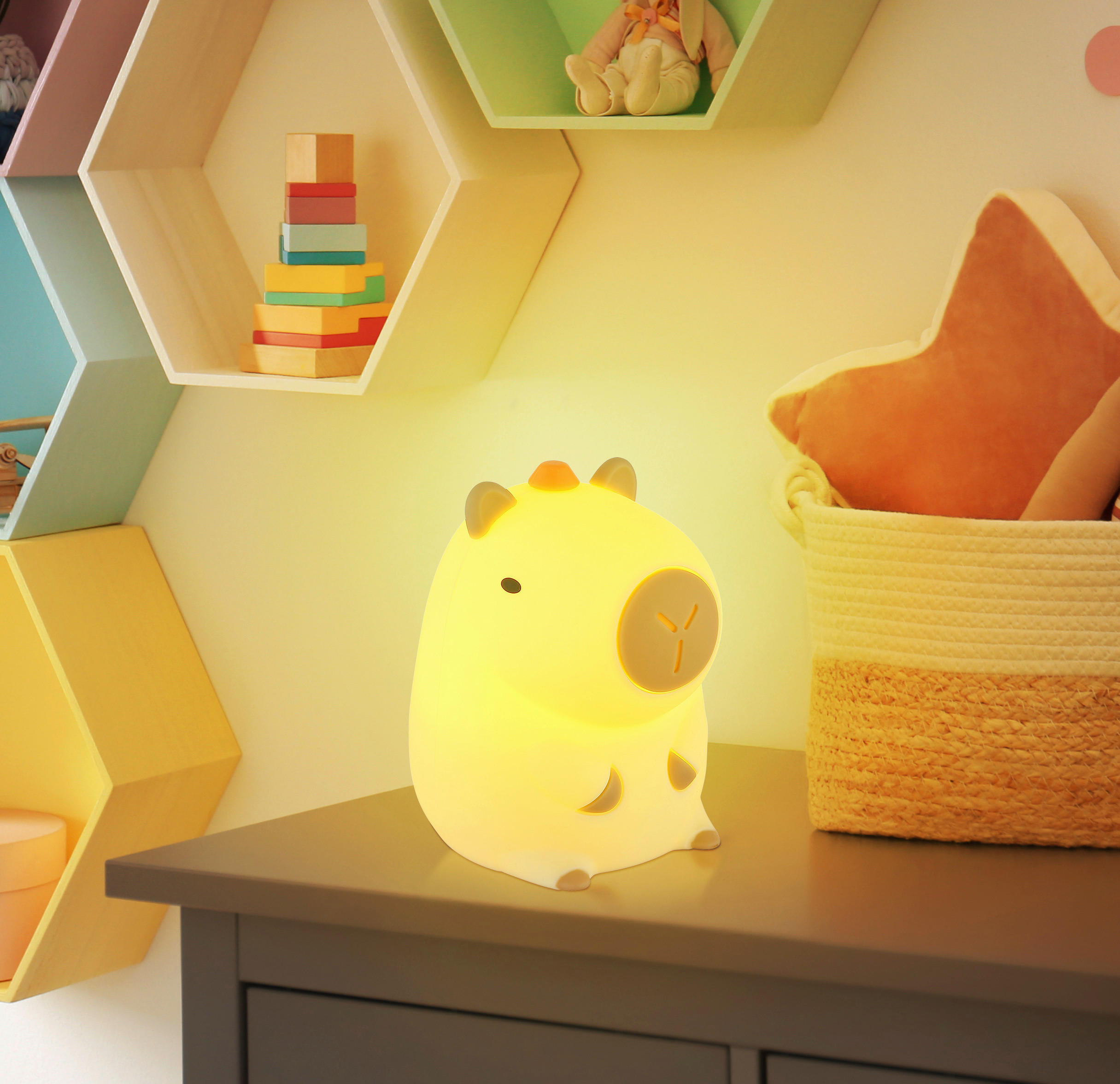 Thumbnail - GLOBO LED-Dekoleuchte Kunststoff B/H/T: ca. 10,8x9,1x12,2 cm