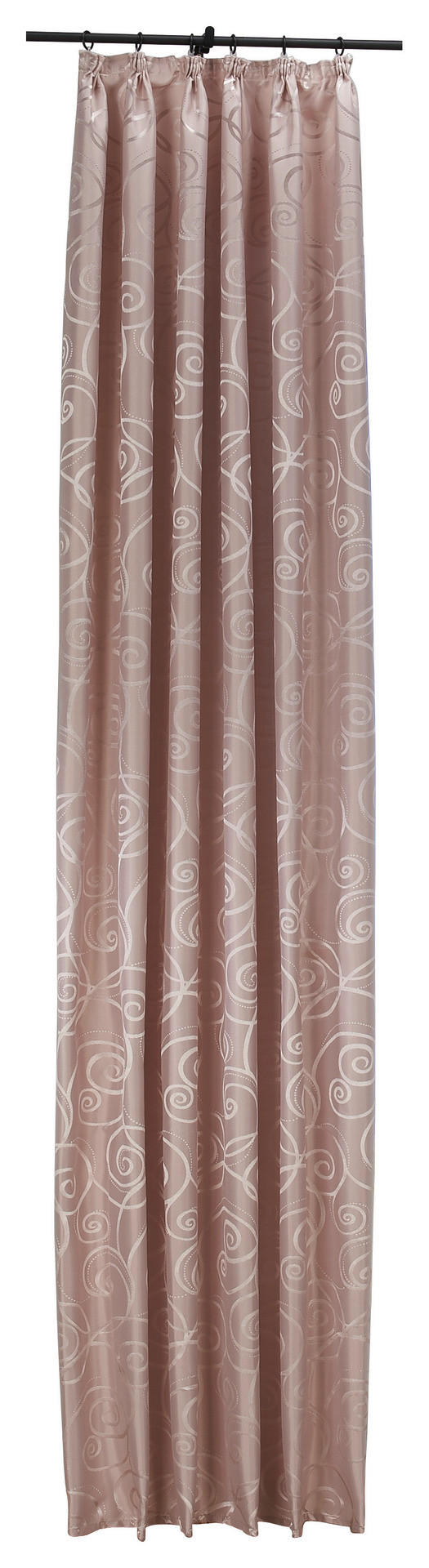 Thumbnail - silver edition Dekovorhang Triest rosé B/H: ca. 140x245 cm