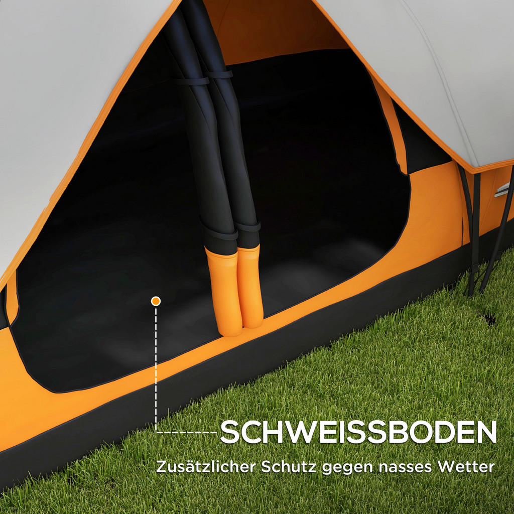 Thumbnail - Outsunny Campingzelt B/H/L: ca. 215x180x450 cm