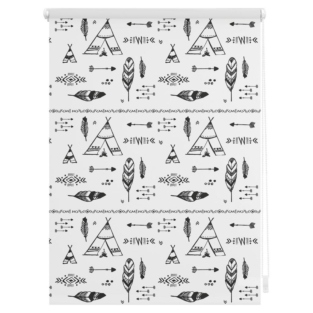 Thumbnail - LICHTBLICK Verdunkelungsrollo Tipi schwarz B/L: ca. 90x150 cm