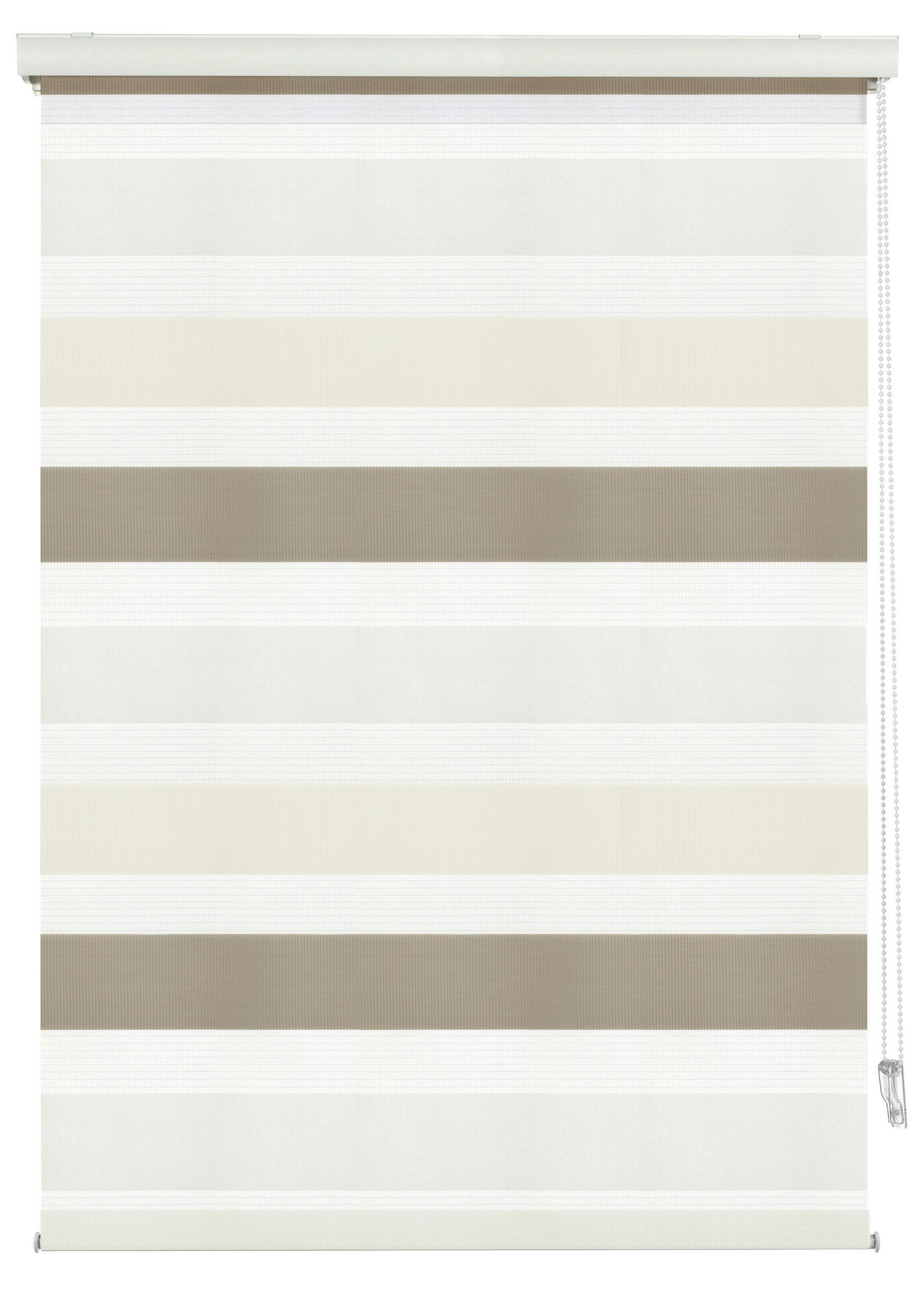 Thumbnail - Boviva Doppelrollo mit Blende weiß B/L: ca. 45x160 cm