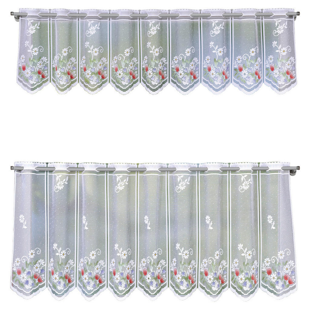 Thumbnail - POCOline Scheibengardine Devin bunt B/L: ca. 140x45 cm