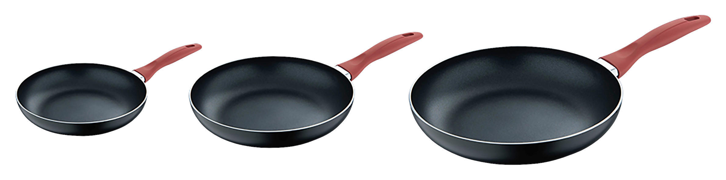 SAN IGNACIO Pfannenset NAVY MAPLE schwarz Aluminium 3 tlg.