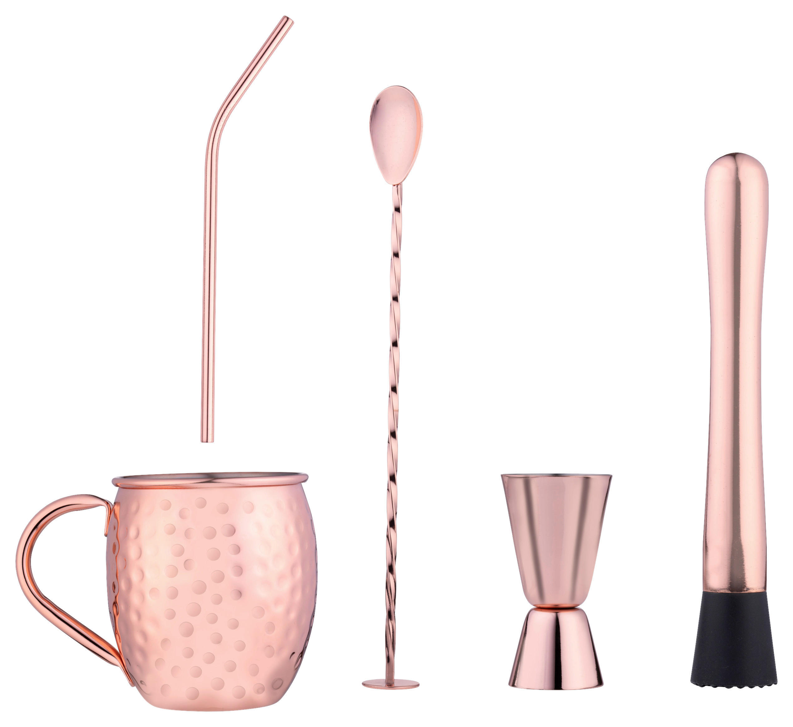 alpina Cocktailset rosa Edelstahl