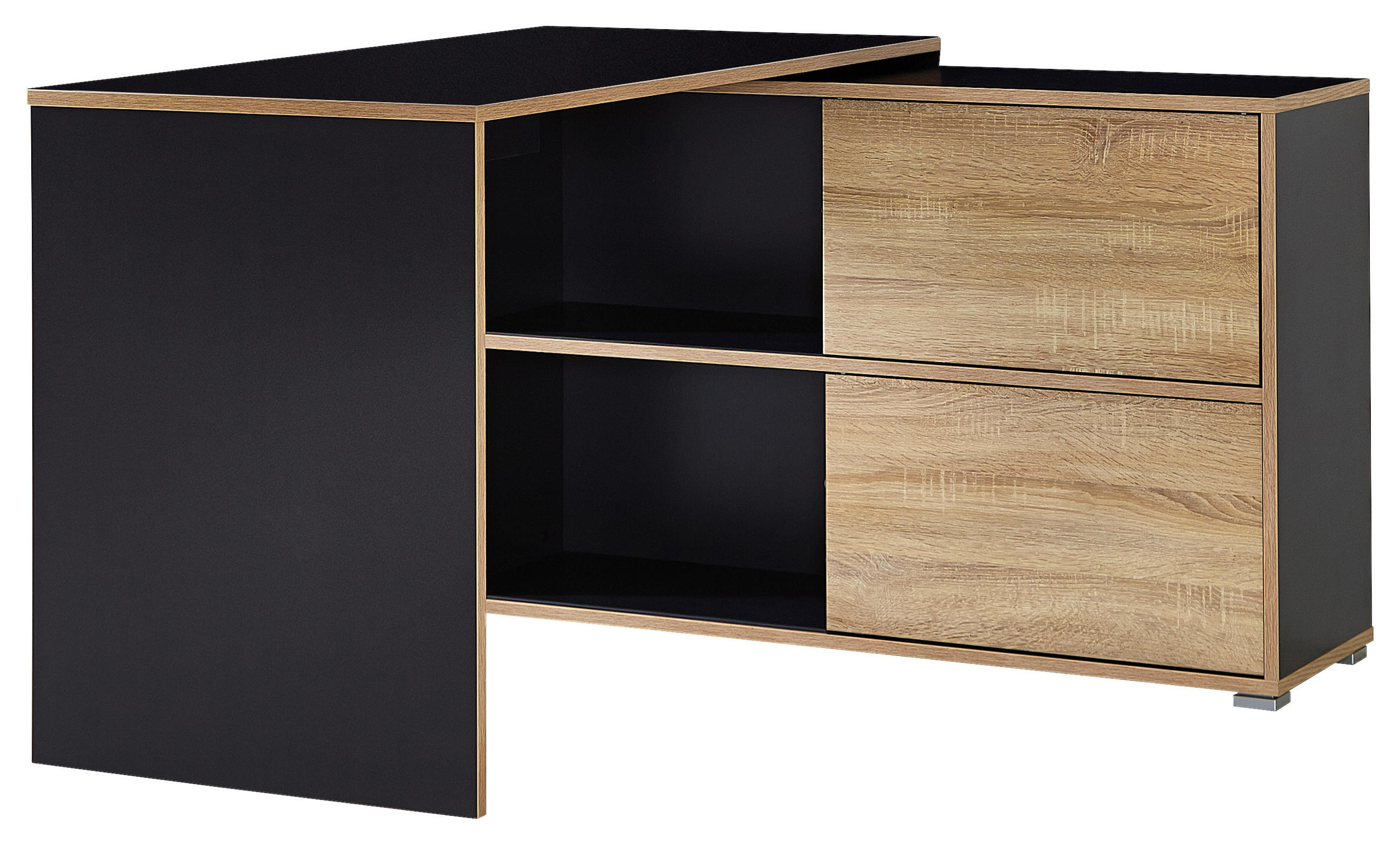 Thumbnail - Schreibtisch anthrazit B/H/T: ca. 120x76x120 cm