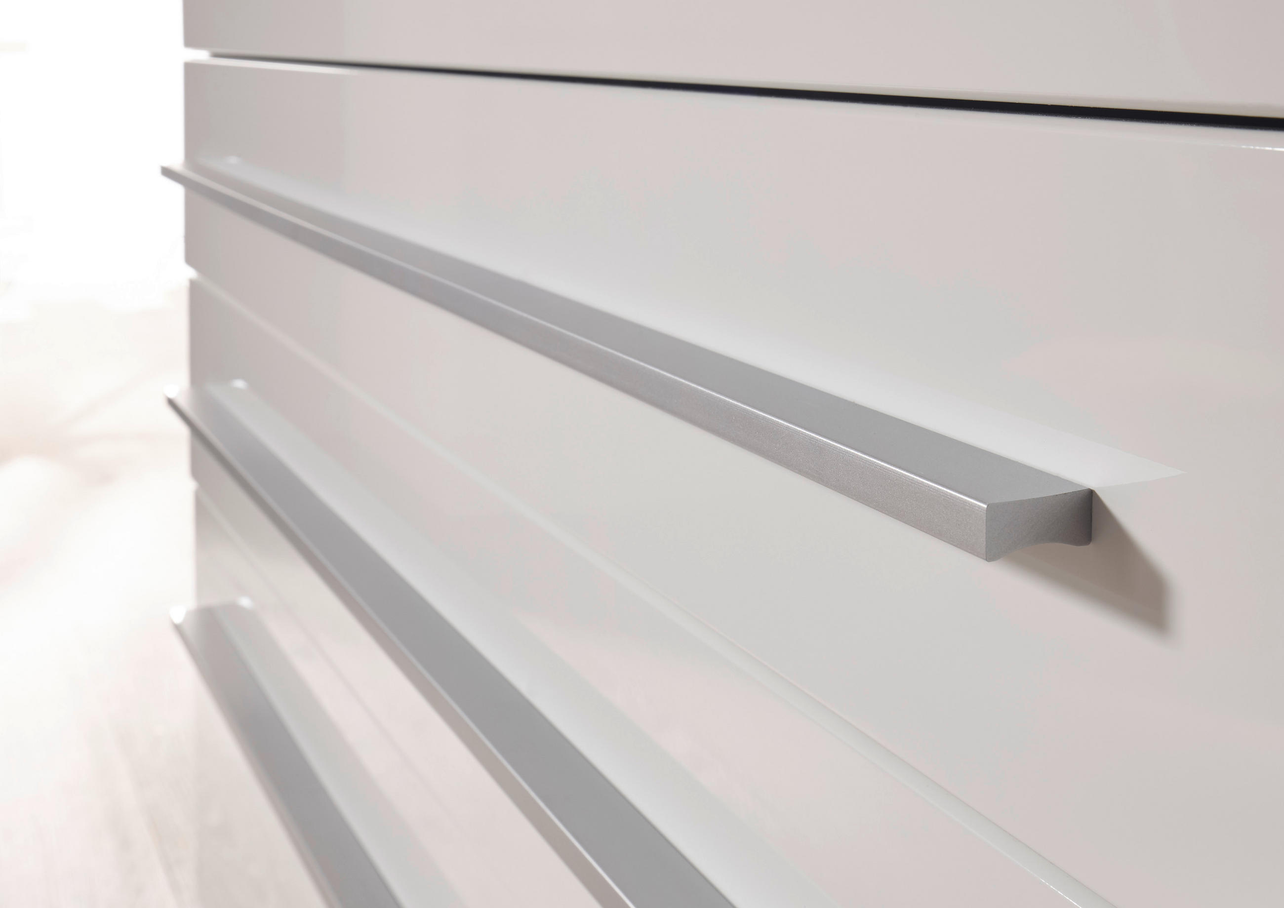 Thumbnail - Respekta Inselküche Gabriel weiß Hochglanz B/H/T: ca. 290x200x60 cm