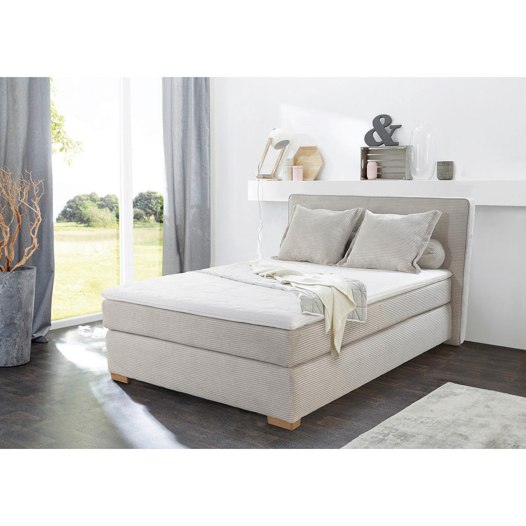 Thumbnail - Boxspringbett grege Liegefläche B/L: ca. 140x200 cm