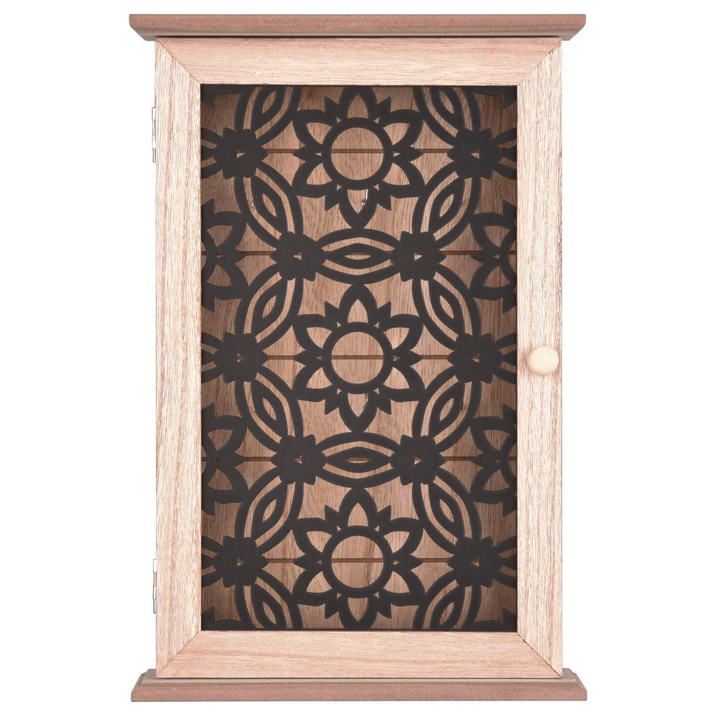 Thumbnail - Schlüsselkasten Irena Eiche schwarz MDF B/H/T: ca. 20x30x7 cm