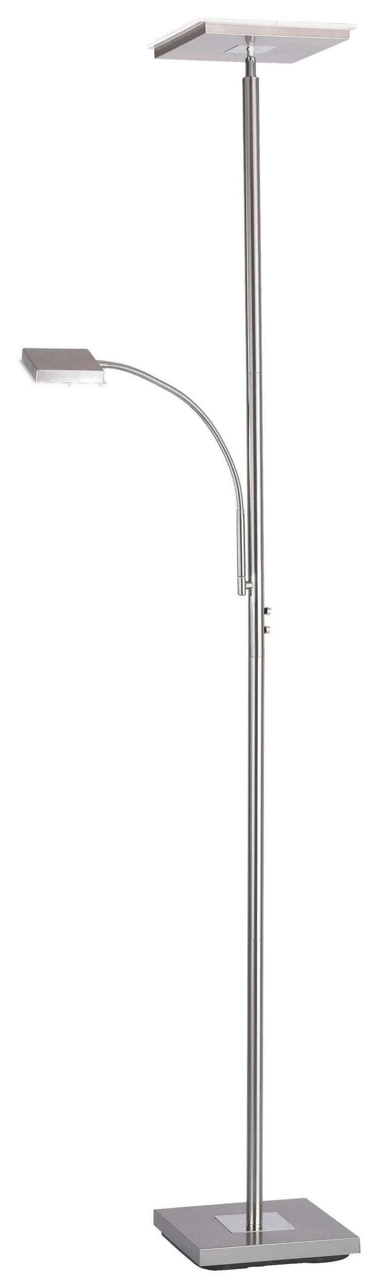 Just Light Deckenfluter Hans Stahl Metall H: ca. 190 cm