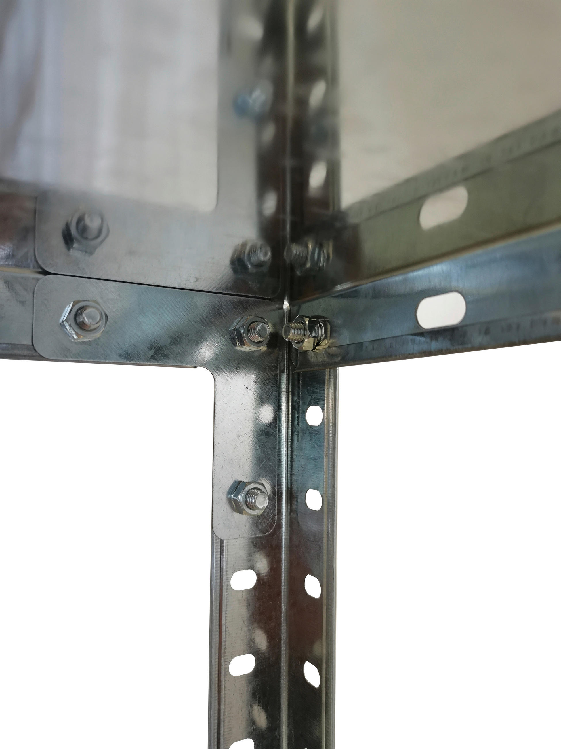 Thumbnail - Schraubregal verzinkt B/H/T: ca. 75x150x30 cm