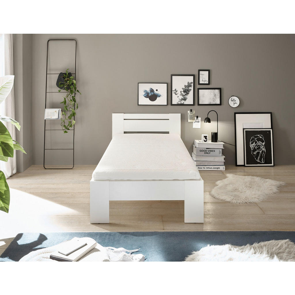 Thumbnail - Futonbett Cannes weiß Liegefläche B/L: ca. 90x200 cm