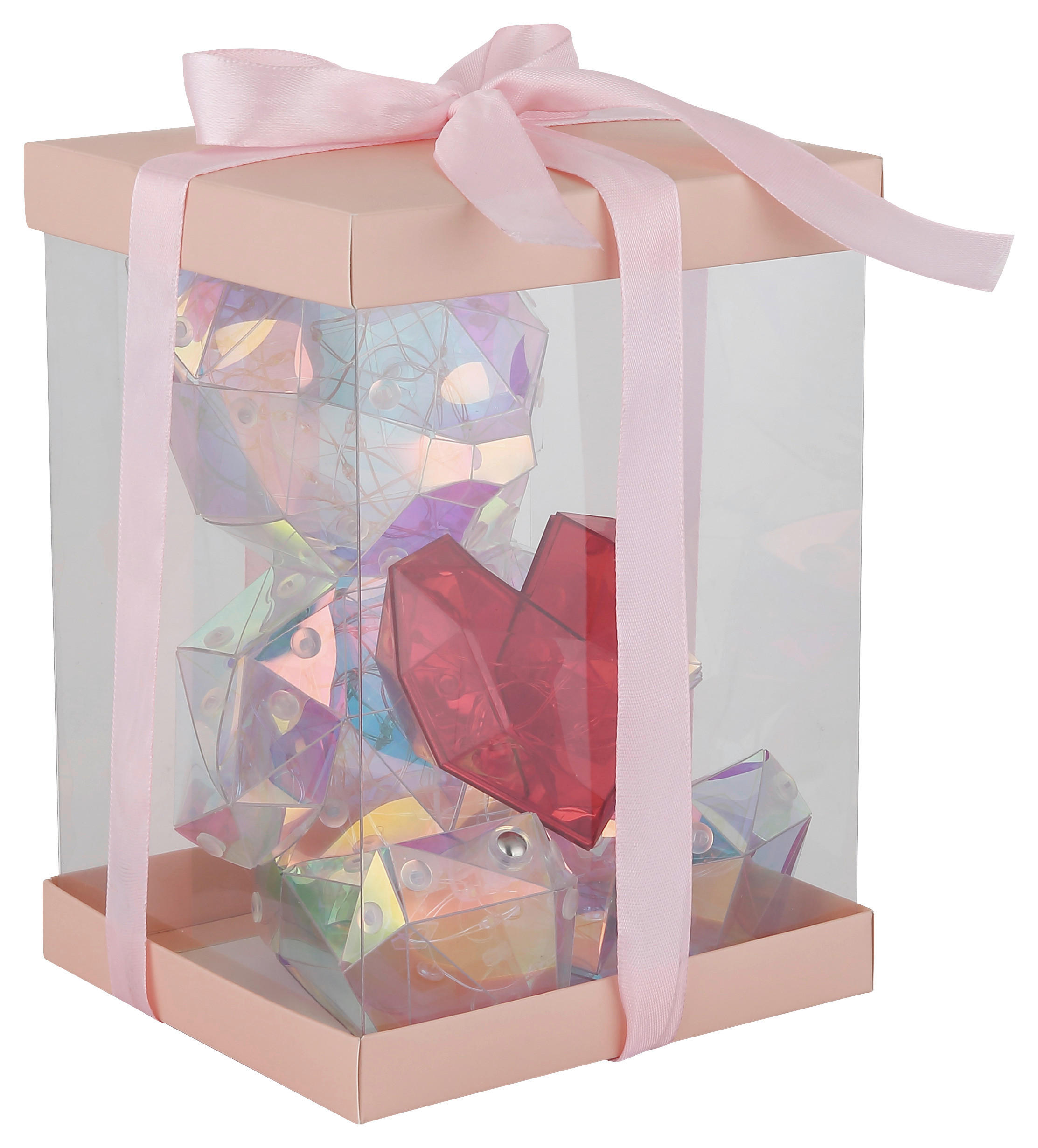 Globo LED-Dekoleuchte transparent B/H/L: ca. 13x17x14 cm