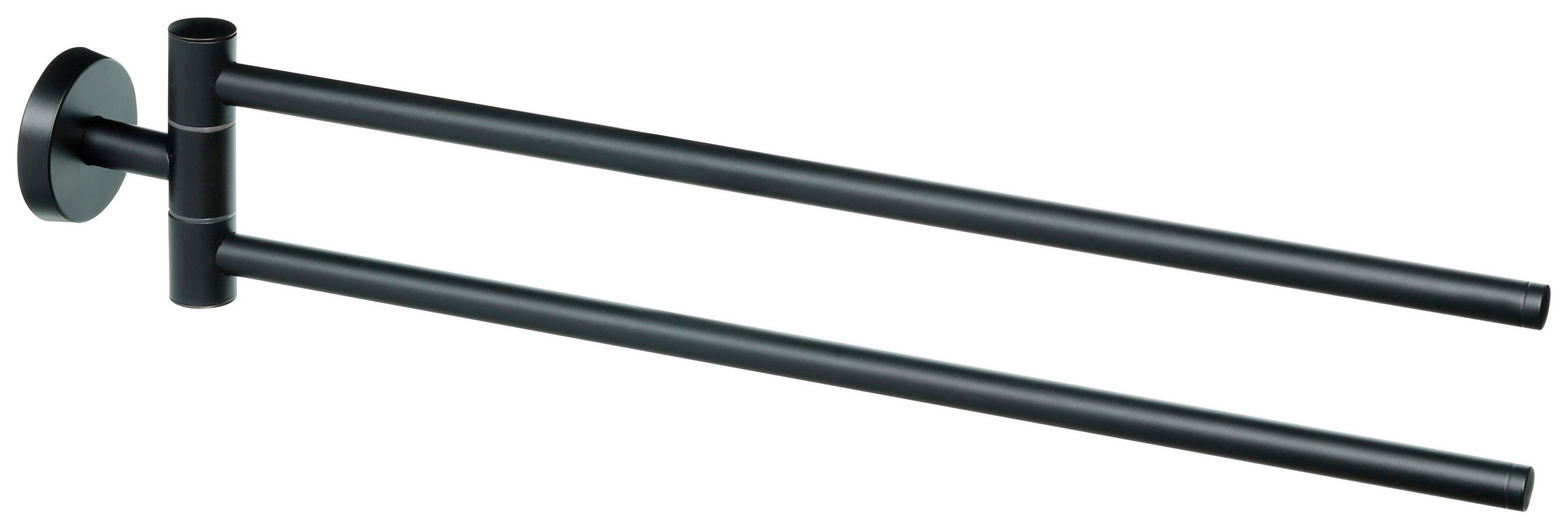 POCOline Handtuchstange Milano schwarz Edelstahl B/H/L: ca. 5x9,5x50 cm