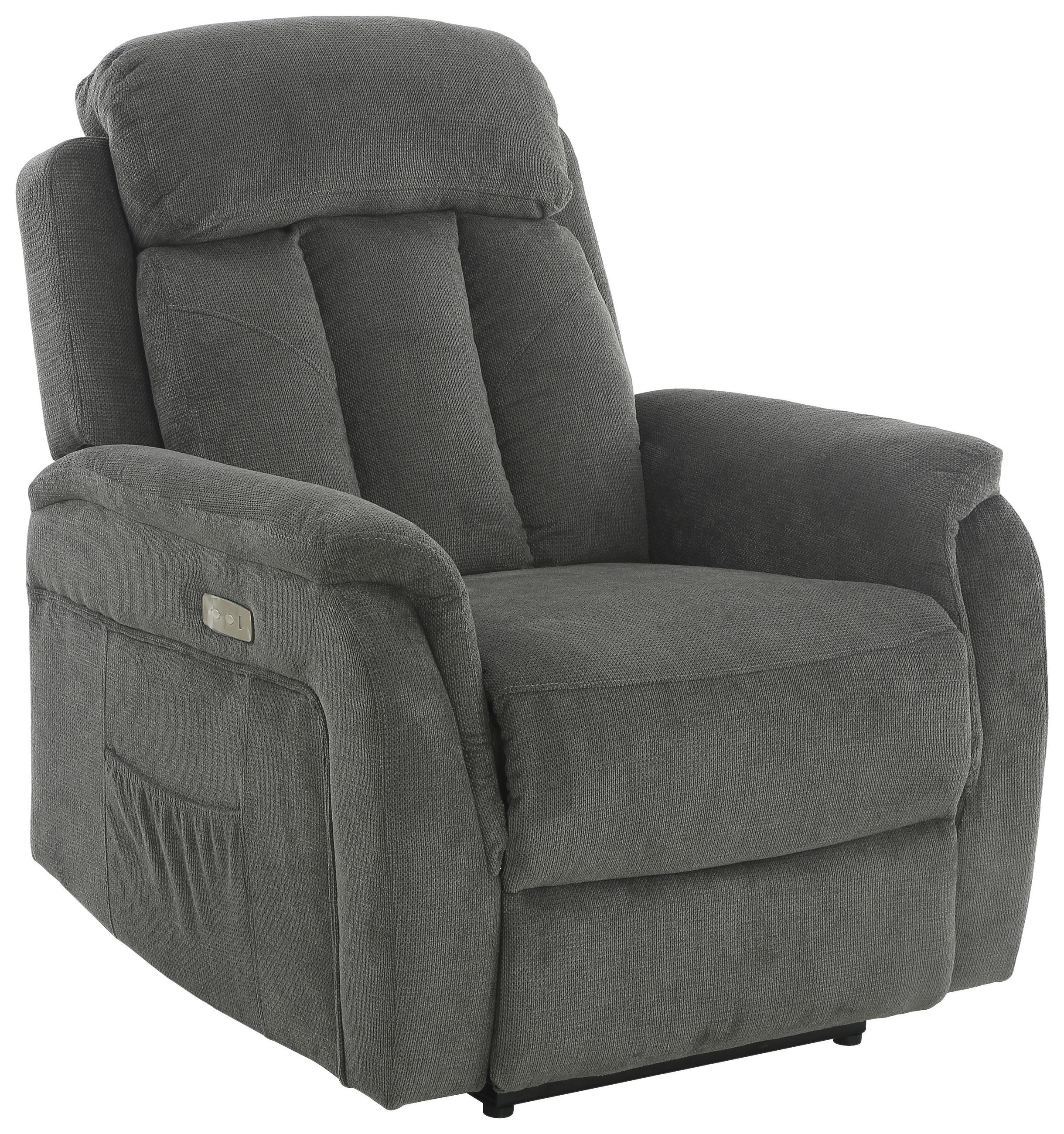 Thumbnail - Sessel FM-3216-1P grau Microfaser B/H/T: ca. 85x100x95 cm