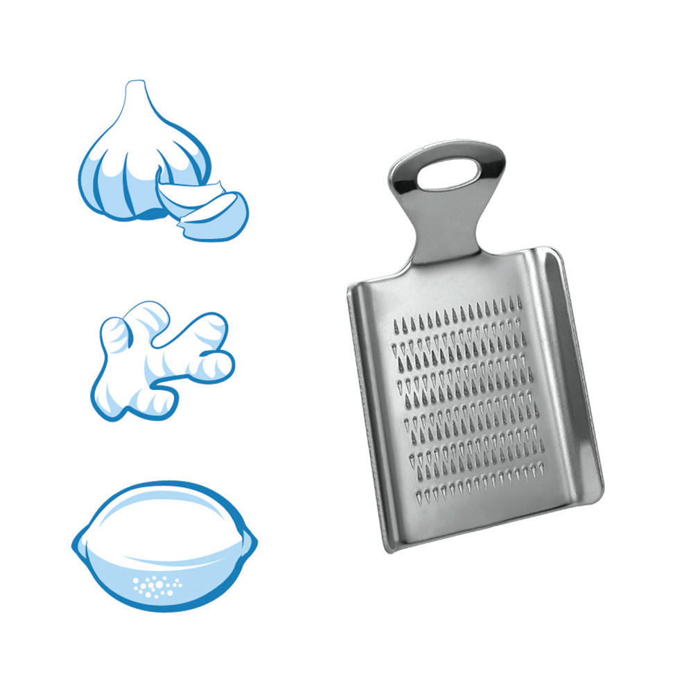 Thumbnail - Metaltex Reibe silber Edelstahl B/H/L: ca. 8x16x9,5 cm