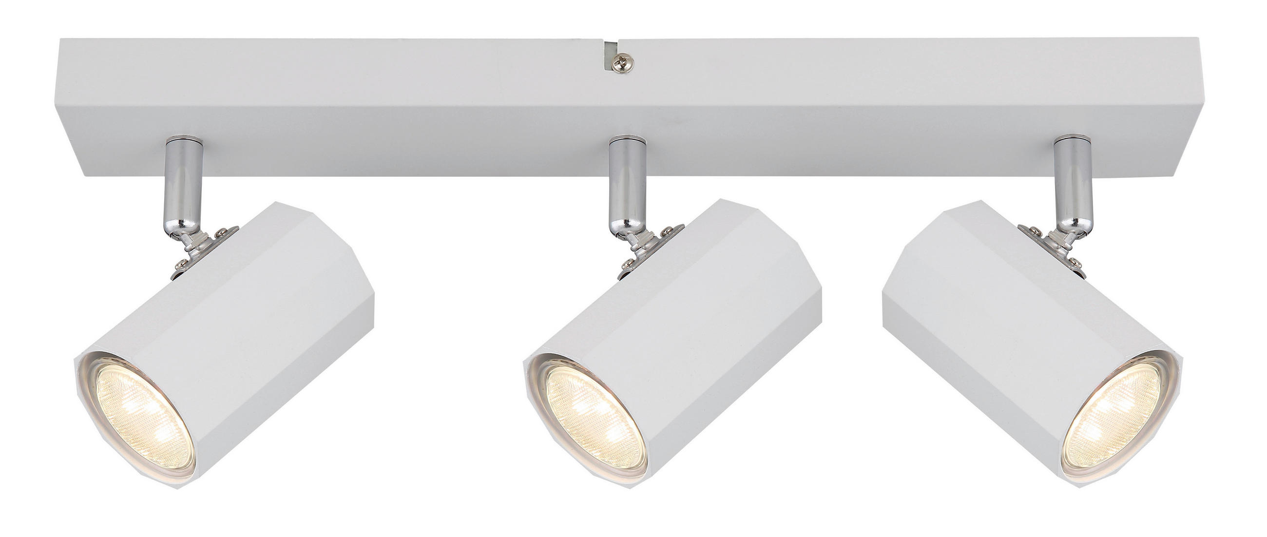 Thumbnail - GLOBO Spot JAMES 57918-3W weiß Metall B/H/L: ca. 39x14,5x6 cm GU10 3 Brennstellen