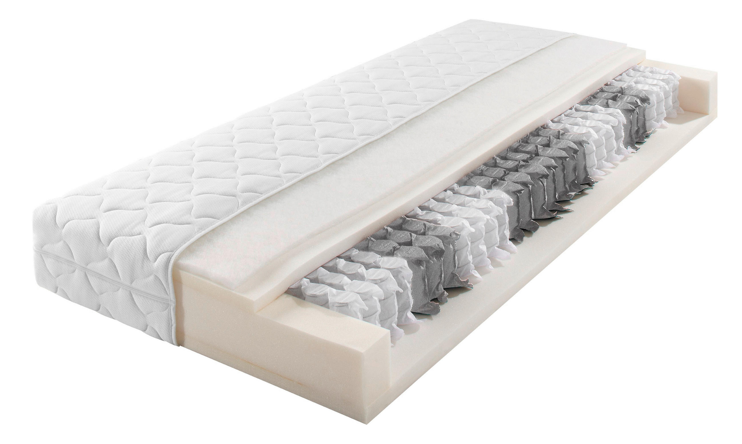 Thumbnail - Tonnentaschenfederkernmatratze Terra Liegefläche B/L: ca. 90x200 cm