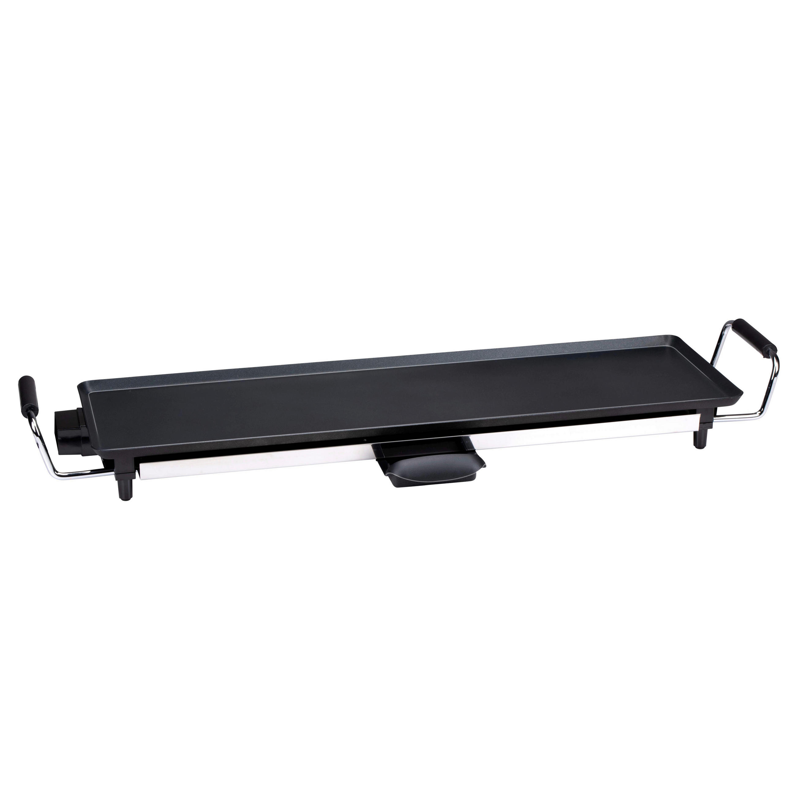 alpina Elektro-Tischgrill schwarz Metall B/L: ca. 70x23 cm