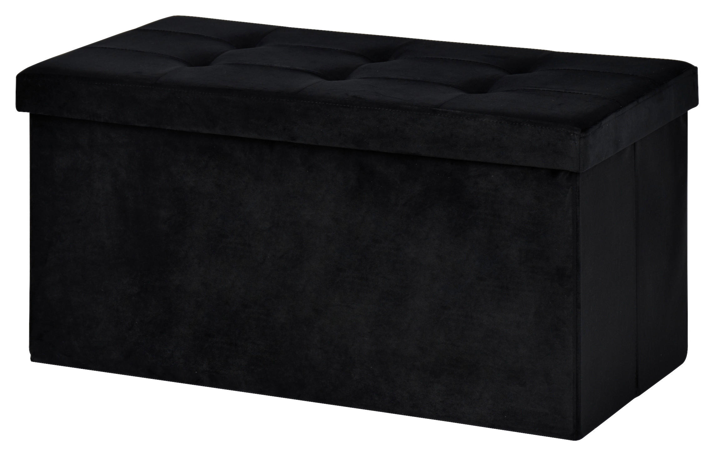 POCOline Sitzbank schwarz B/H/L: ca. 38x38x76 cm