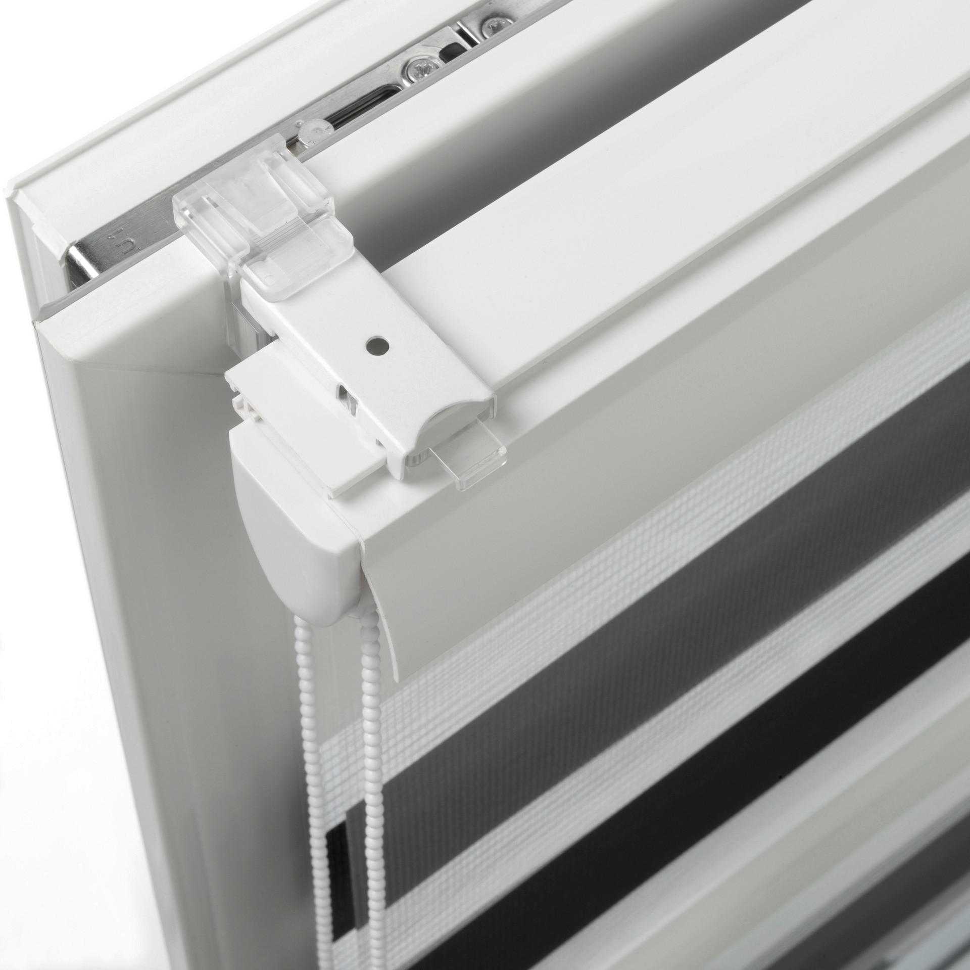 Thumbnail - Boviva Doppelrollo mit Blende weiß B/L: ca. 80x160 cm