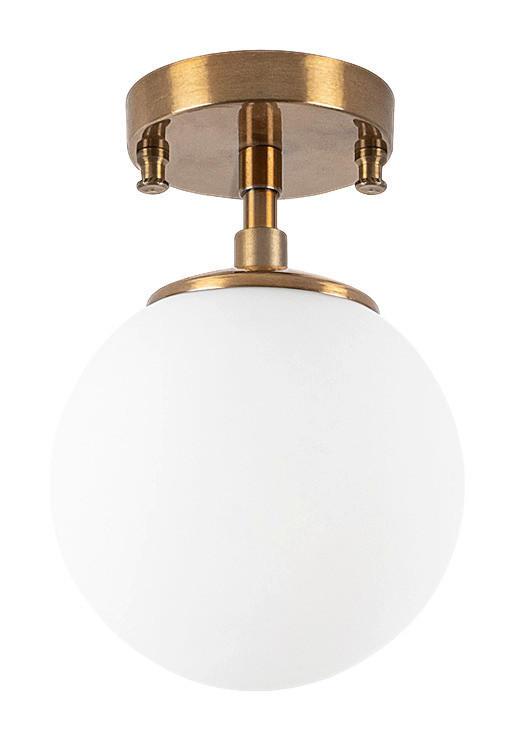 Opviq Deckenleuchte Atmaca-10220 Glas Metall B/H/T/L/D: ca. 15x23x15x15x15 cm E14 1 Brennstellen