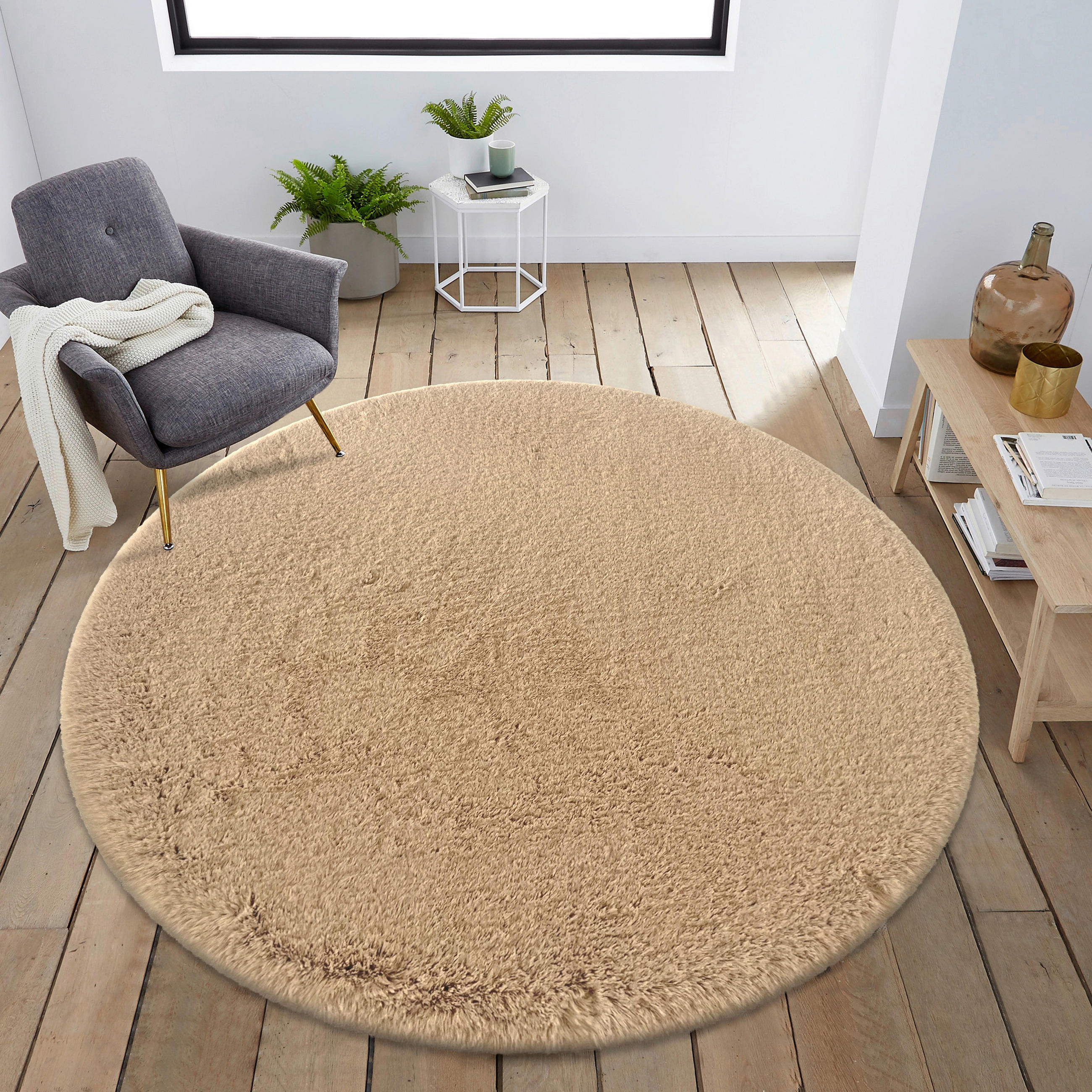 Thumbnail - Fellimitat Moyo sand D: ca. 160 cm