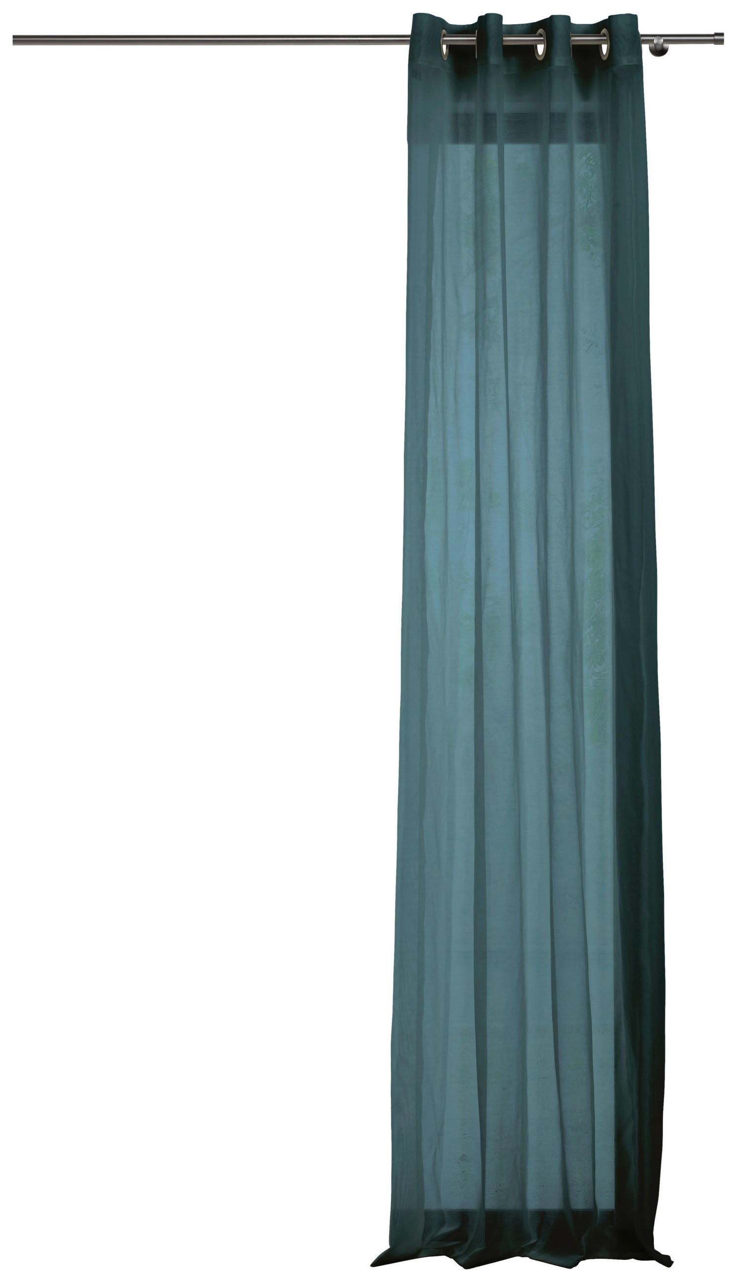 Thumbnail - Ösenvorhang PURE blau B/L: ca. 135x245 cm