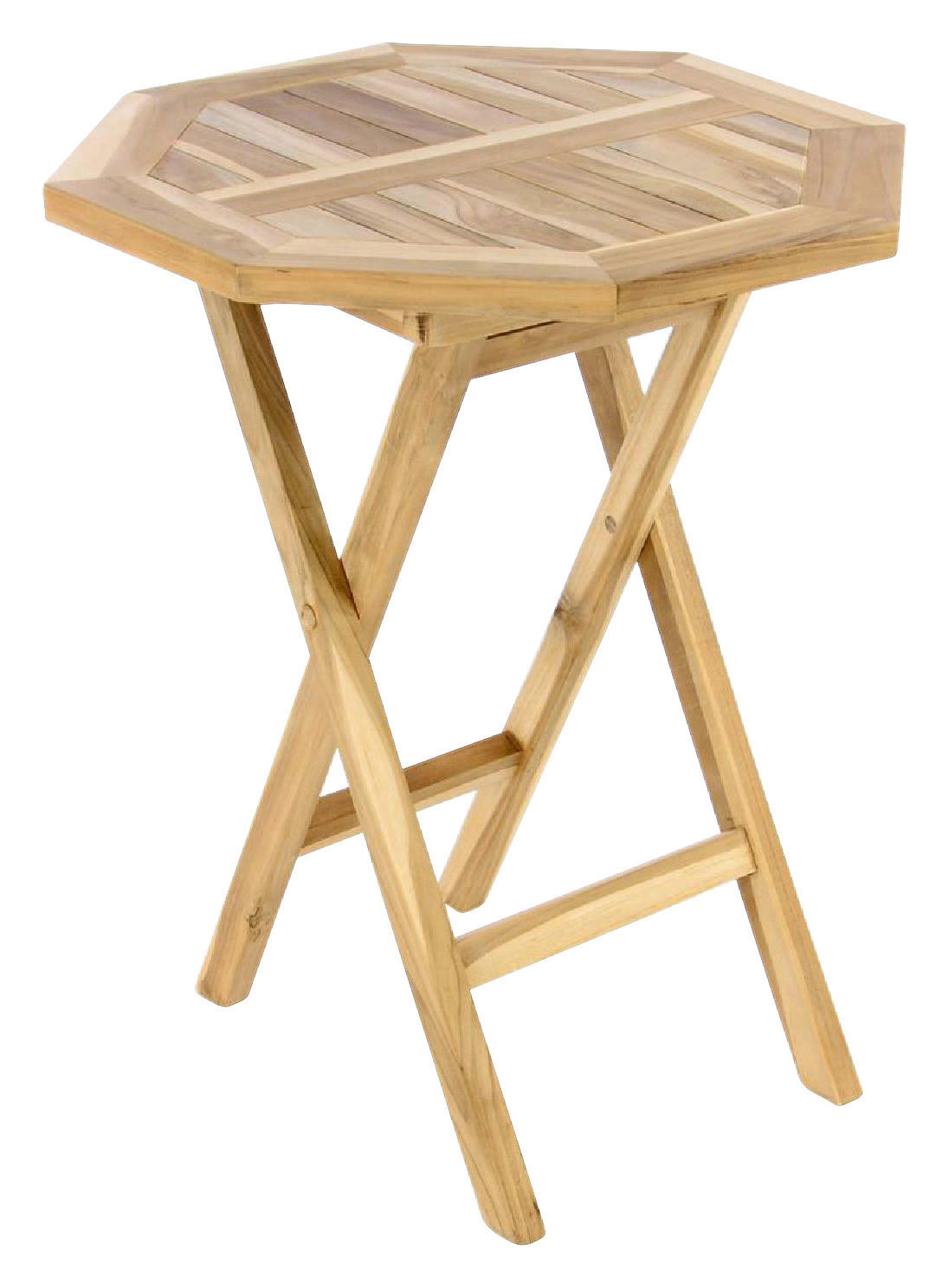 VCM Beistelltisch natur Holz H/D: ca. 75x60 cm