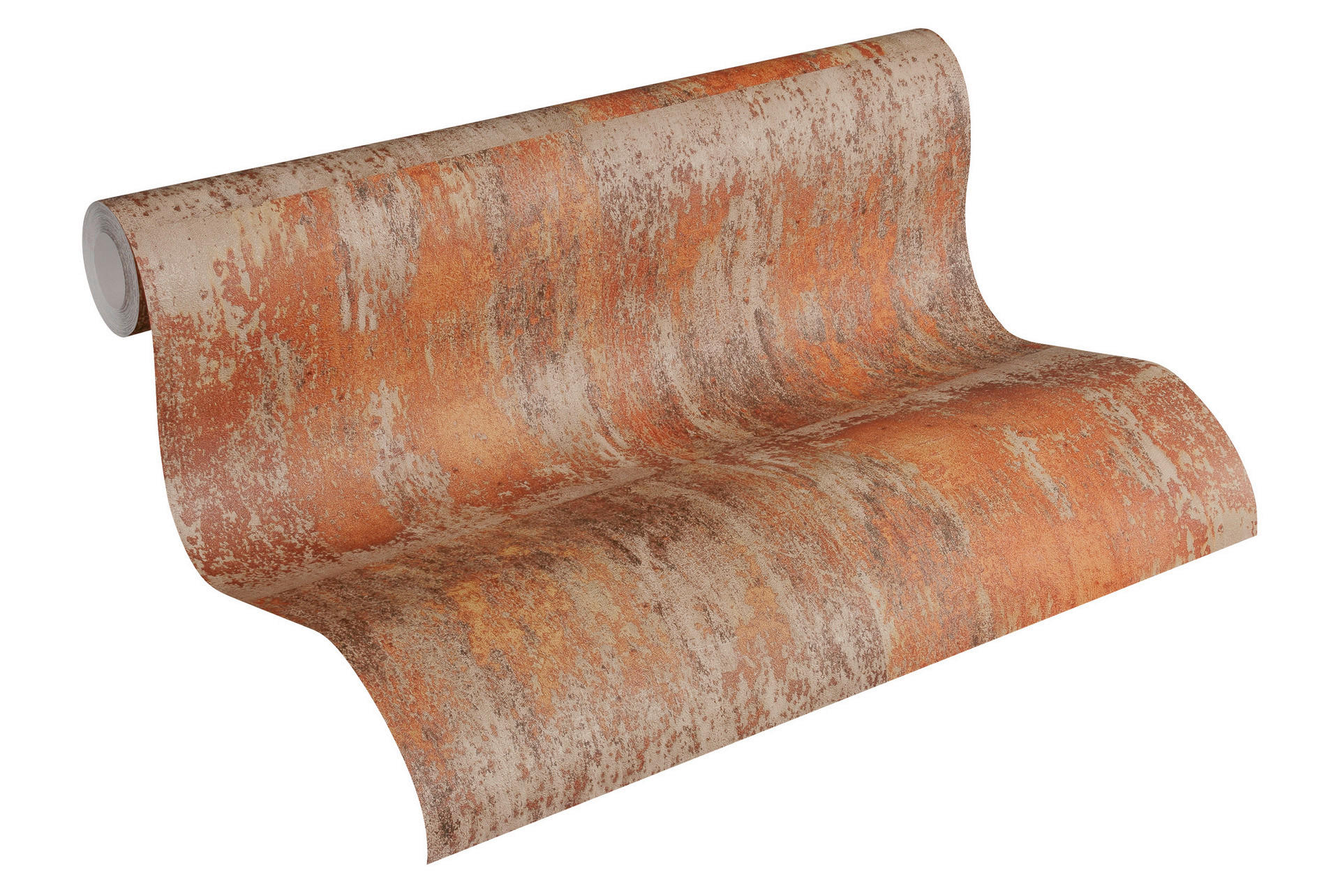 Vliestapete Rostoptik rostfarbig B/L: ca. 53x1005 cm