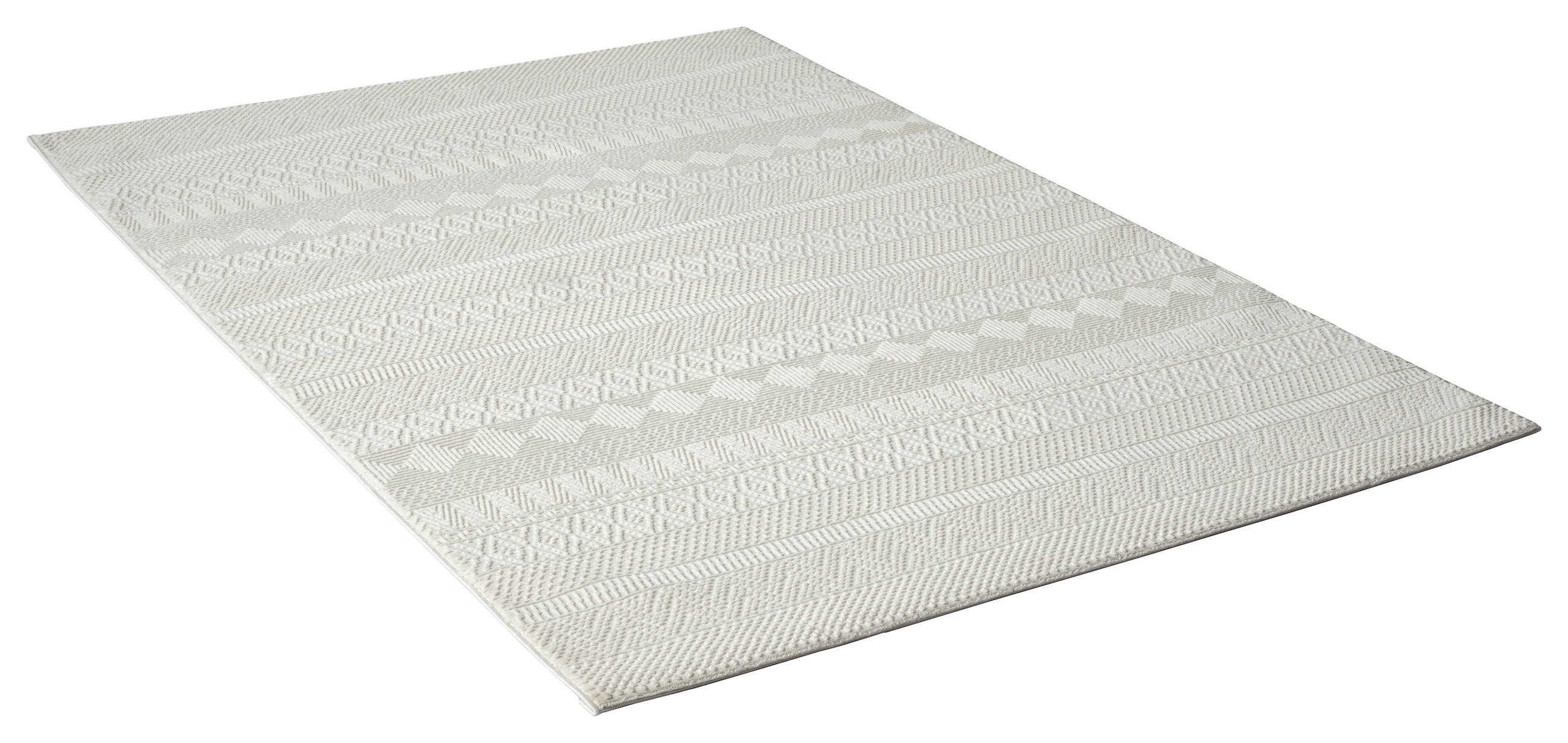 Webteppich Sign creme B/L: ca. 200x290 cm