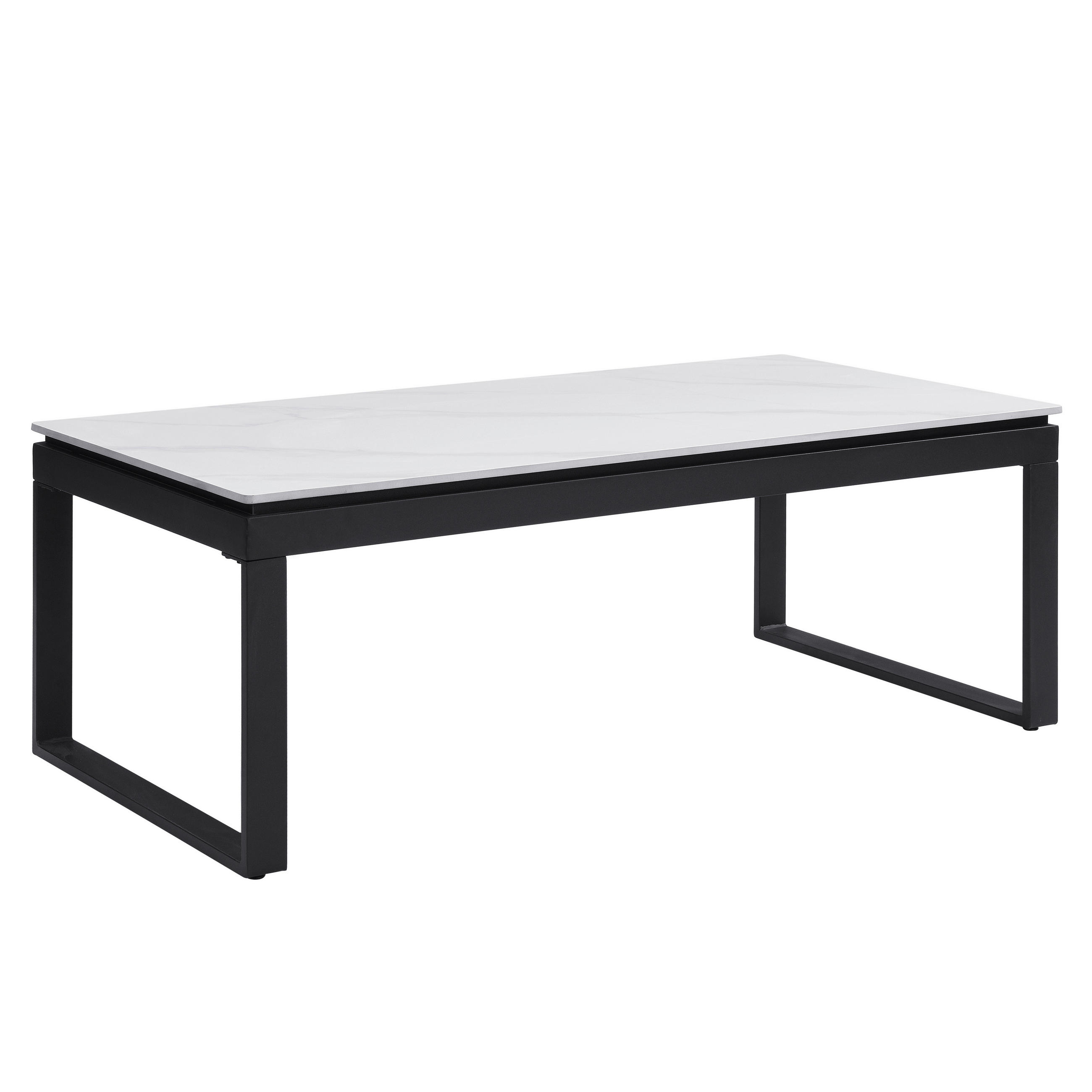 Couchtisch Klara weiß Marmor Optik B/H/T: ca. 120x45x60 cm