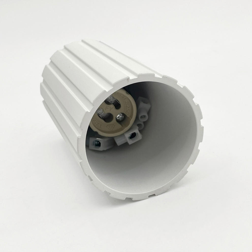 Thumbnail - Lamkur Strahler weiß Stahl B/H/L: ca. 6,5x10x6,5 cm 1 Brennstellen