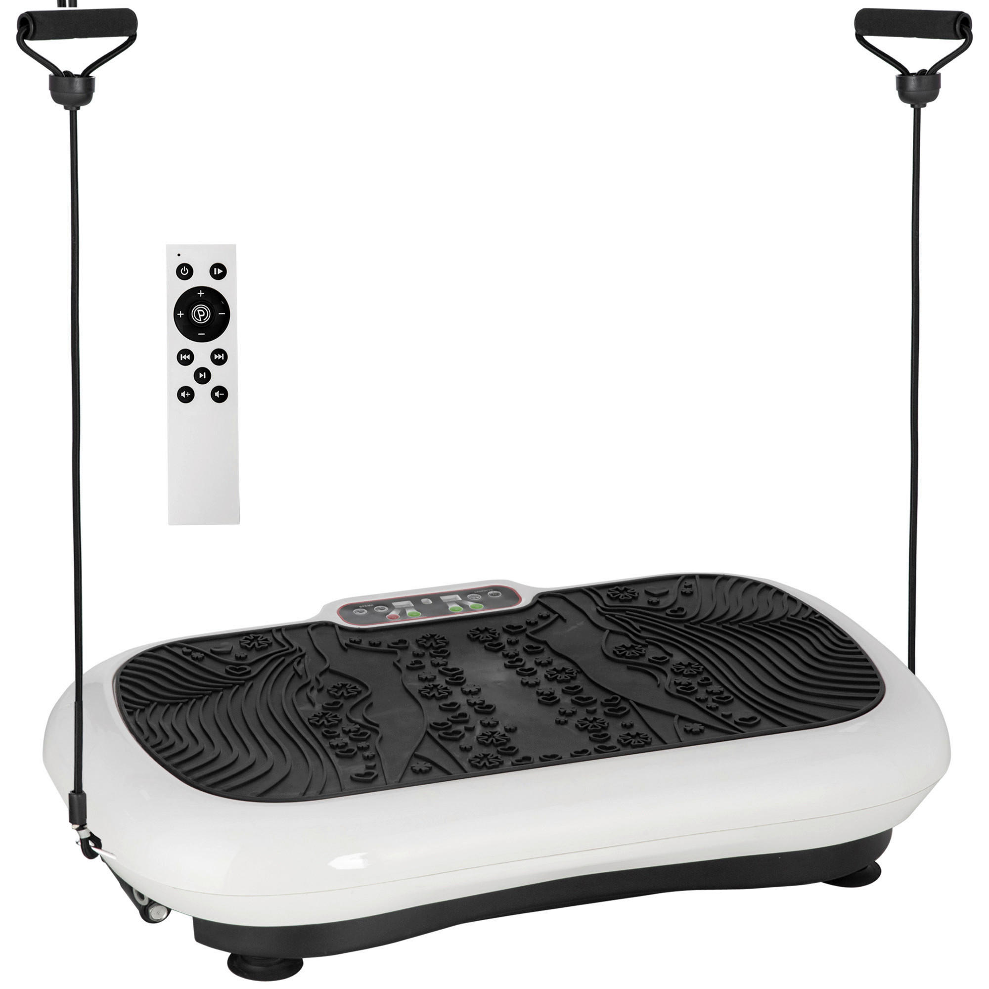 HOMCOM Fitness-Gerät schwarz weiß Edelstahl Kunststoff Polypropylen B/H/L: ca. 40x73x13 cm